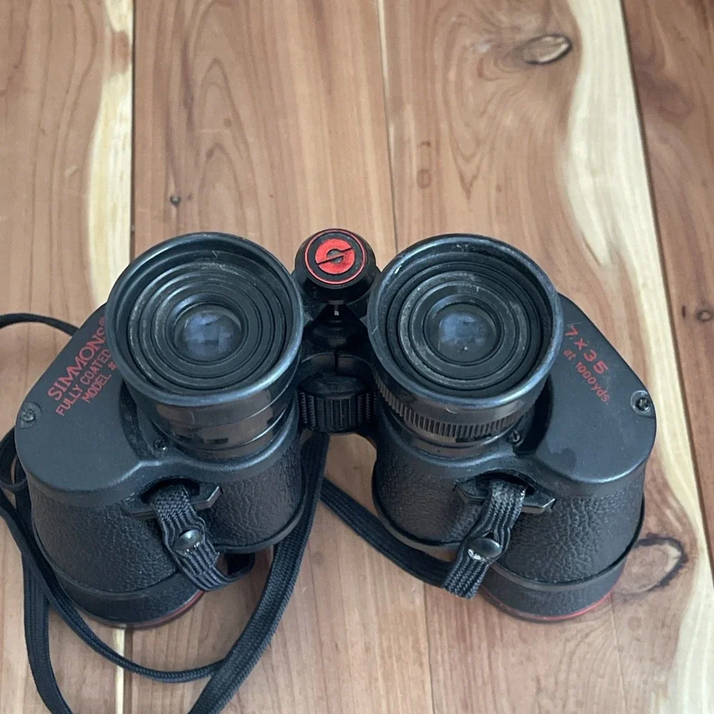 Vintage SIMMONS FULLY COATED OPTICS 1101 7X35 393FT @ 1000YDS BINOCULARS Hunting